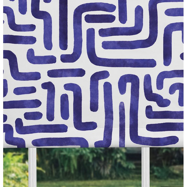 150x140cm Abstract Grid Blackout Roller Blind Made to Order - SO'HOME