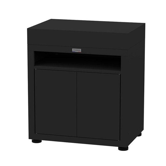 Meuble de cuisine extérieure - Noir inox <span itemprop=