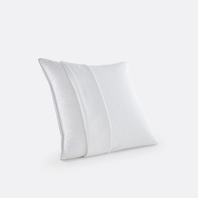 Funda protectora para almohada de felpa antiácaros blanco <span itemprop=