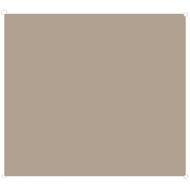 Toile ombrage carrée gris sable 300x300cm gris <span itemprop=