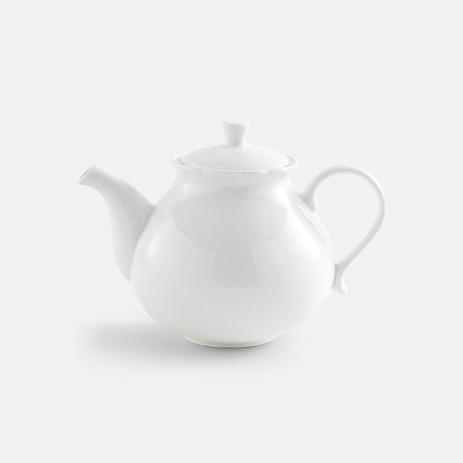 Theepot in porselein, Hirène <span itemprop=