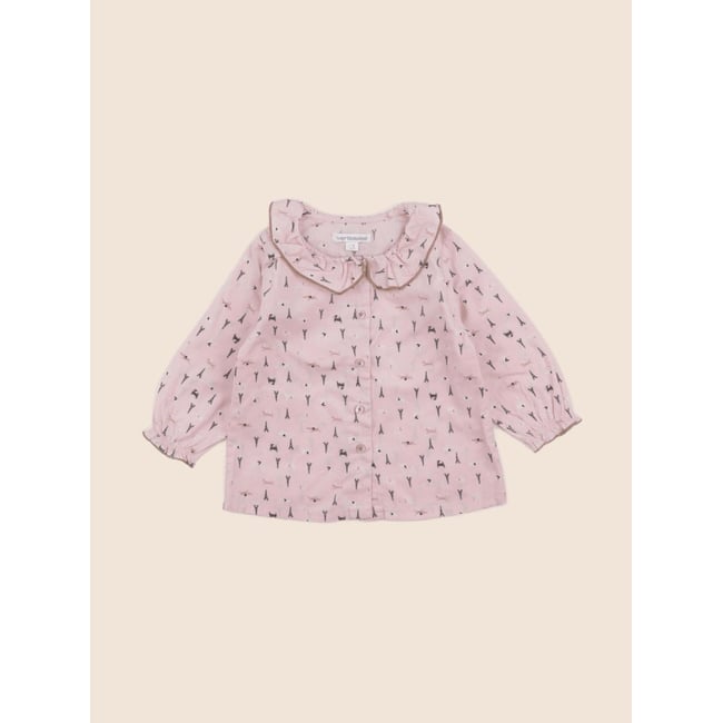 Blouse - Très bon état rose <span itemprop=