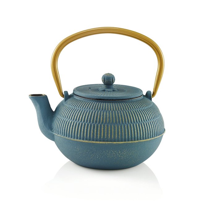 Yuan Cast Iron Teapot - 16409354, blue, BEKA
