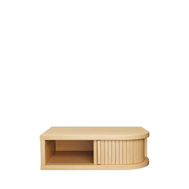 Table de chevet murale en bois- FARSTA TAMBOUR - WOODMAN