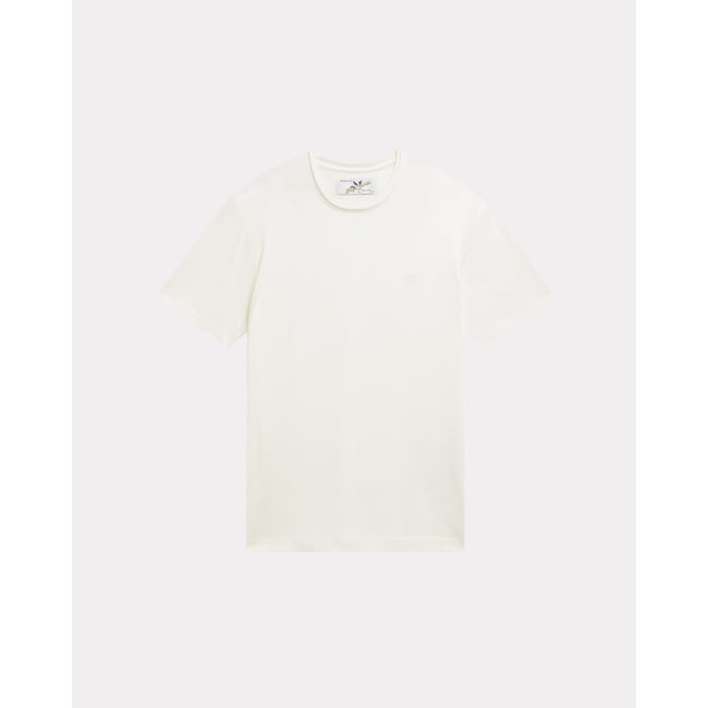 T-shirt en coton DUCK TEE écru <span itemprop=