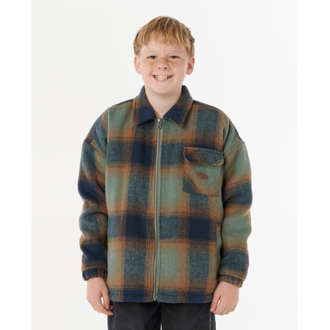 Veste Surfer Lined - Enfants forêt profonde <span itemprop=