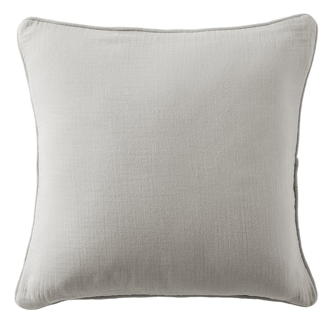 Coussin carré déhoussable 45x45 cm Gaze de Coton Terra Nuage nuage <span itemprop=