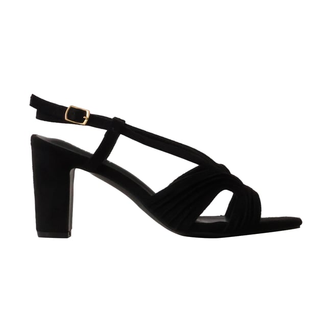 Sandales à Talon noir <span itemprop=