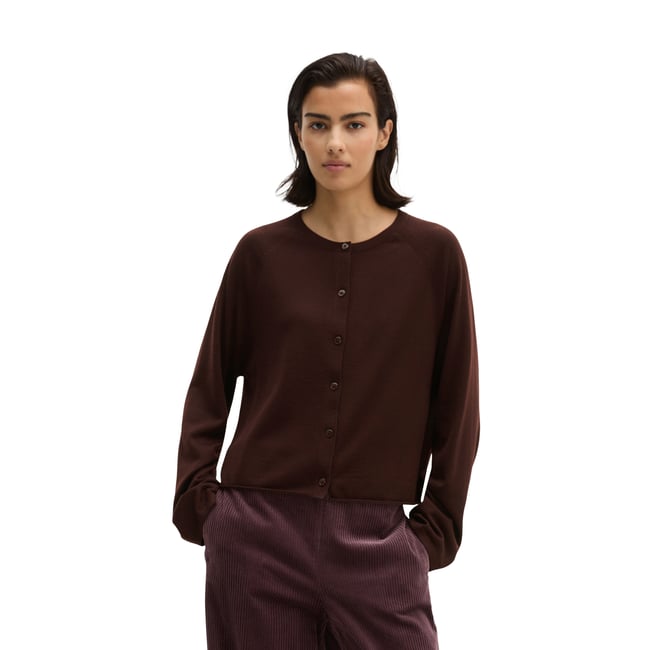 Cardigan relaxed en laine mérinos douce - MARC O'POLO