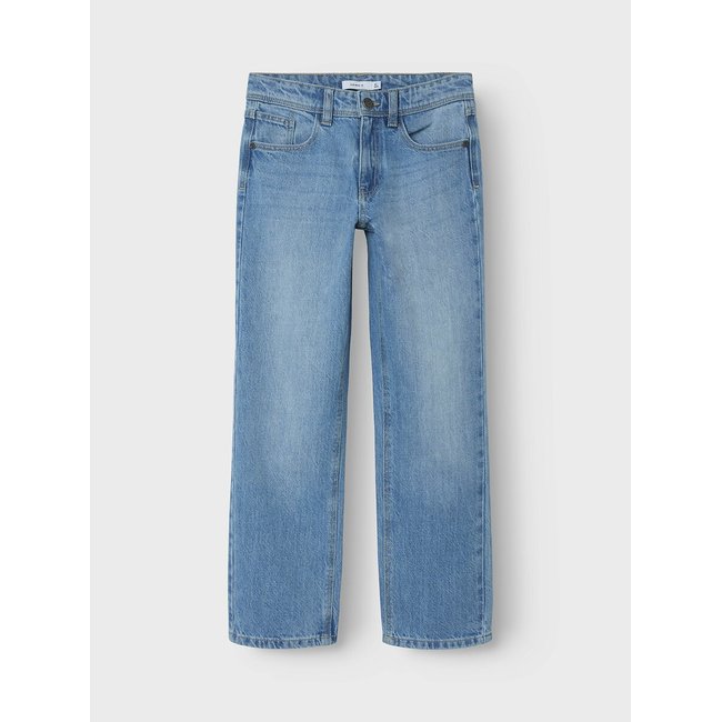 Regular-Jeans denim hellblau <span itemprop=