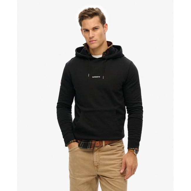 Sweat à capuche uni - SUPERDRY