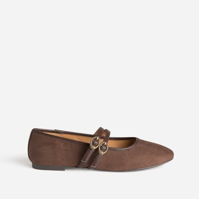 Ballerine BERRA chocolat <span itemprop=