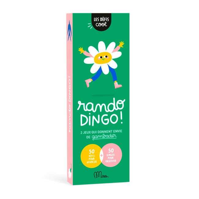 Jeu de carte défis cool - Rando Dingo ! vert <span itemprop=