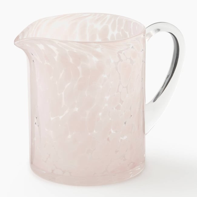 Pichet finition tachetée, 1,1l Couleur rose pale <span itemprop=