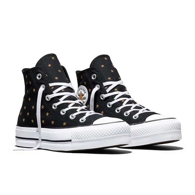 Baskets CTAS Lift Embroidered Stars  noir <span itemprop=