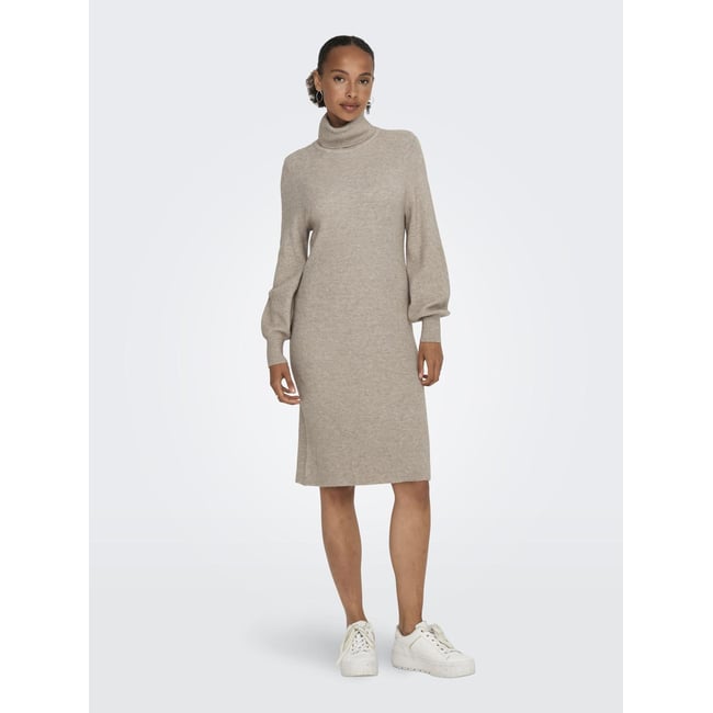 Robe En Maille mocha meringue <span itemprop=