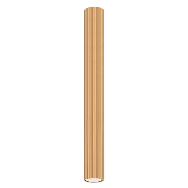 Plafonnier Aluminium Doré GU10 1 Karbon 60 Couleur jaune <span itemprop=