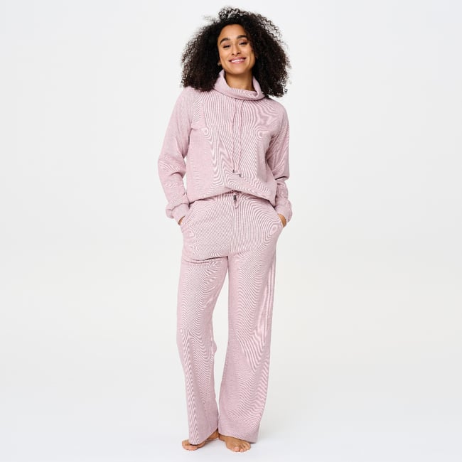 Sweat ensemble de Pyjama nostalgia rose <span itemprop=