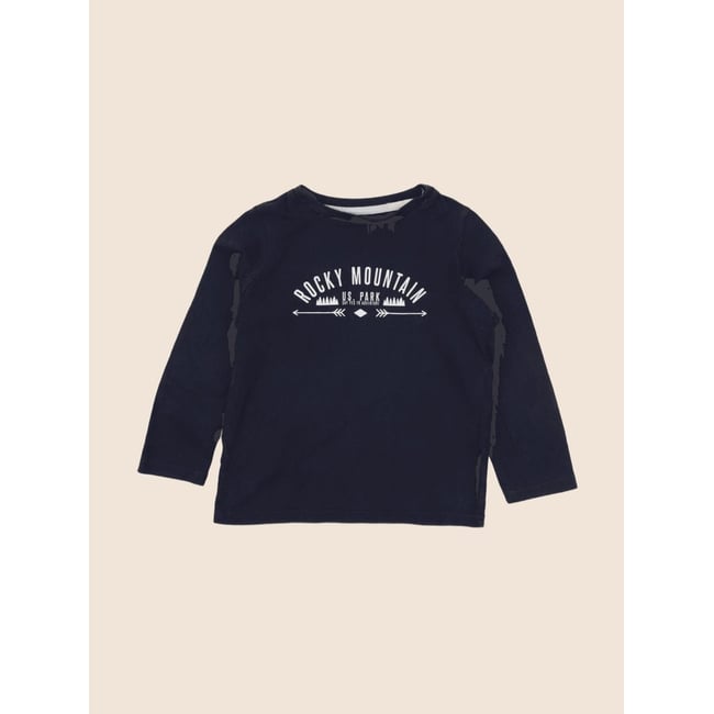 Tee-shirt - Très bon état bleu <span itemprop=