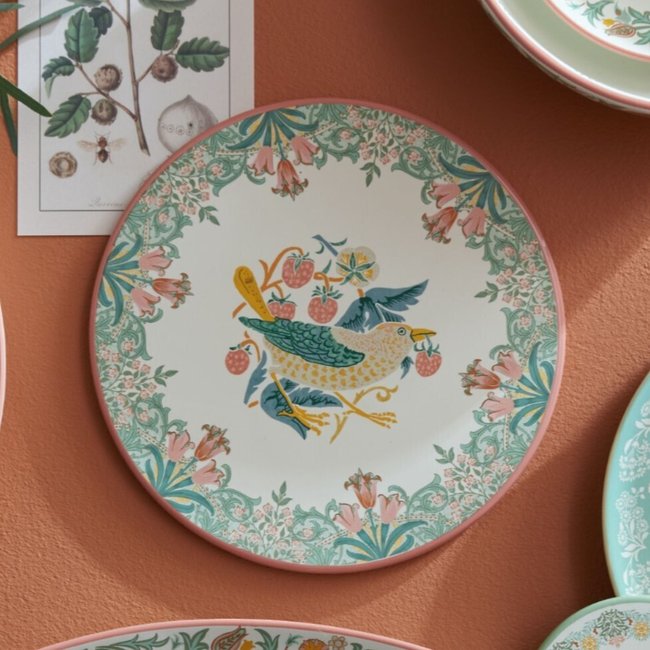 Kitchen Garden Cork-Backed Trivet, multi-coloured, WILLIAM MORRIS AT HOME
