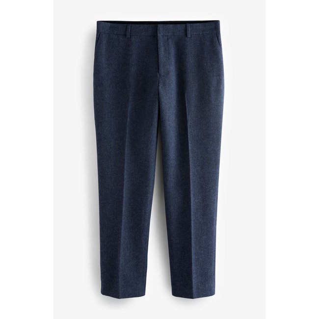 Pantalon de costume slim bleu <span itemprop=