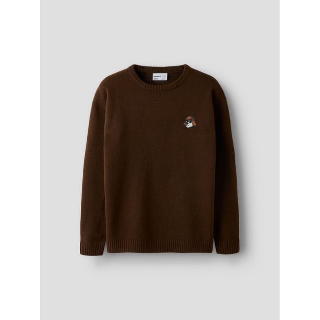 Pull En Maille rouge - chocolate plum1 <span itemprop=