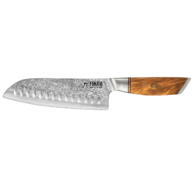 Couteau de cuisine Olive Damas modèle Santoku 18cm v002237 <span itemprop=