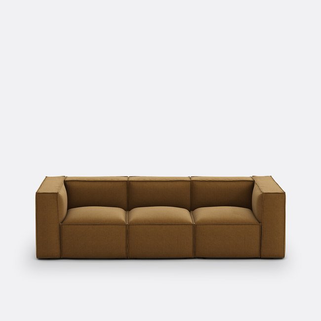 Modulaire zetel, 3-zit, getextureerde stof, Seven - LA REDOUTE INTERIEURS