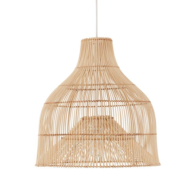Suspension en rotin tressé, Kaptilo Couleur naturel <span itemprop=