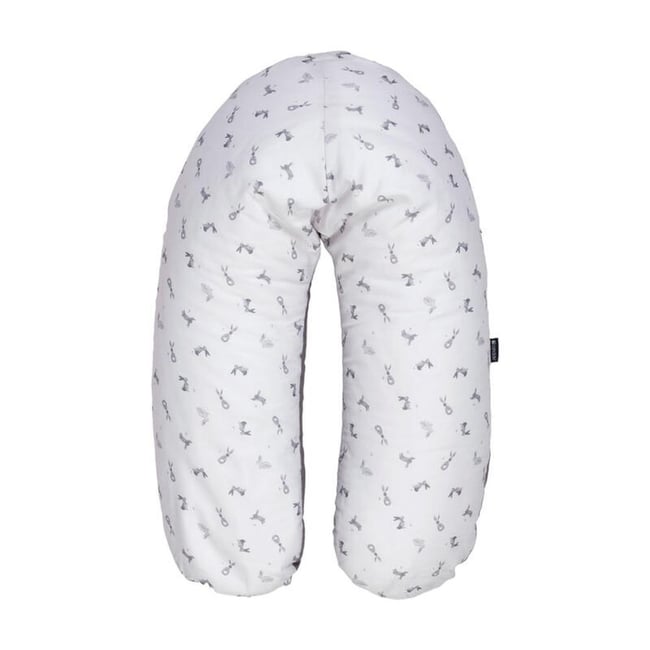 Coussin d'allaitement blanc <span itemprop=