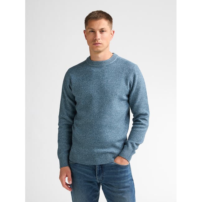Pull col rond chiné steelstone - PETROL INDUSTRIES