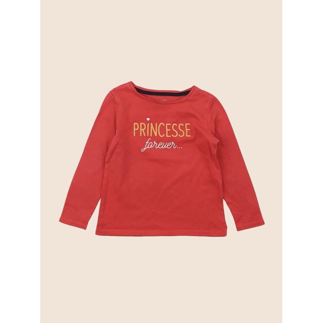 Tee-shirt - Très bon état rouge <span itemprop=