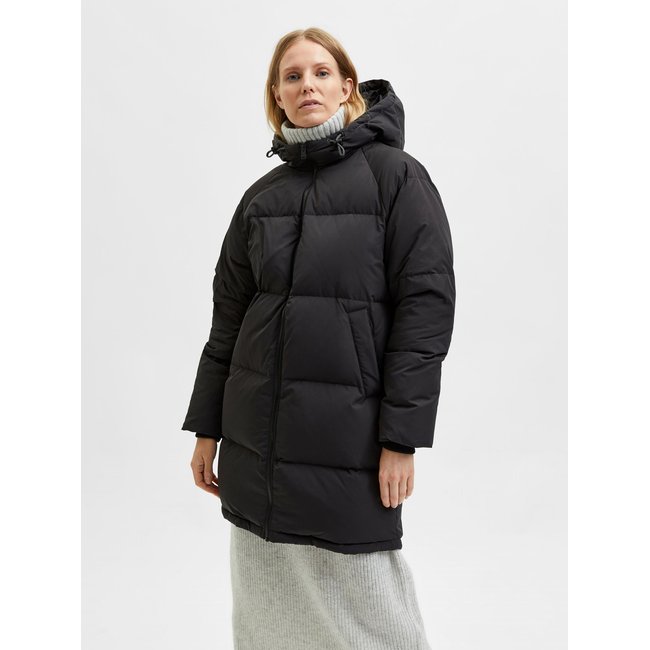 Doudoune SELECTED FEMME noir - black <span itemprop=