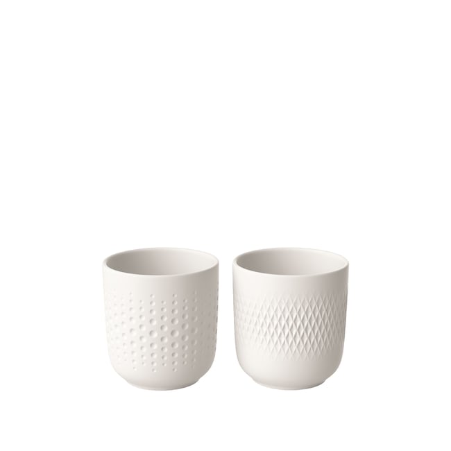 Mug Set 2Pcs. MANUFACTURE Couleur blanc <span itemprop=