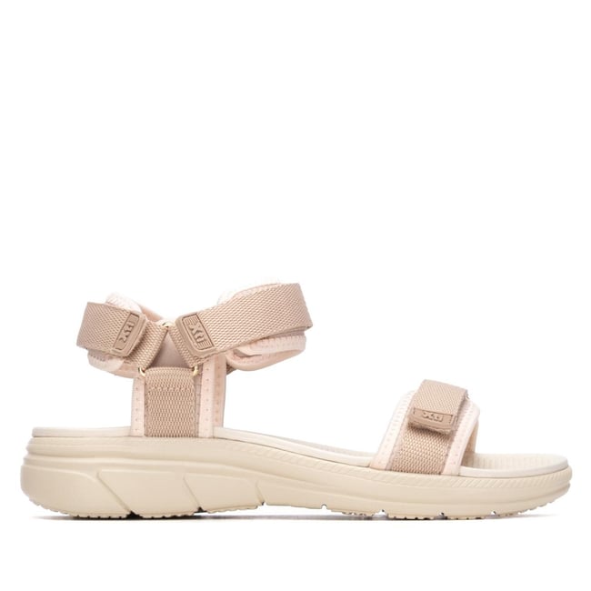 Sandale Plaine Fermeture adhérente rose <span itemprop=