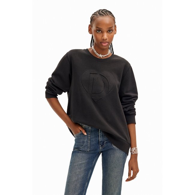 Sweat-shirt imagotype relief - DESIGUAL