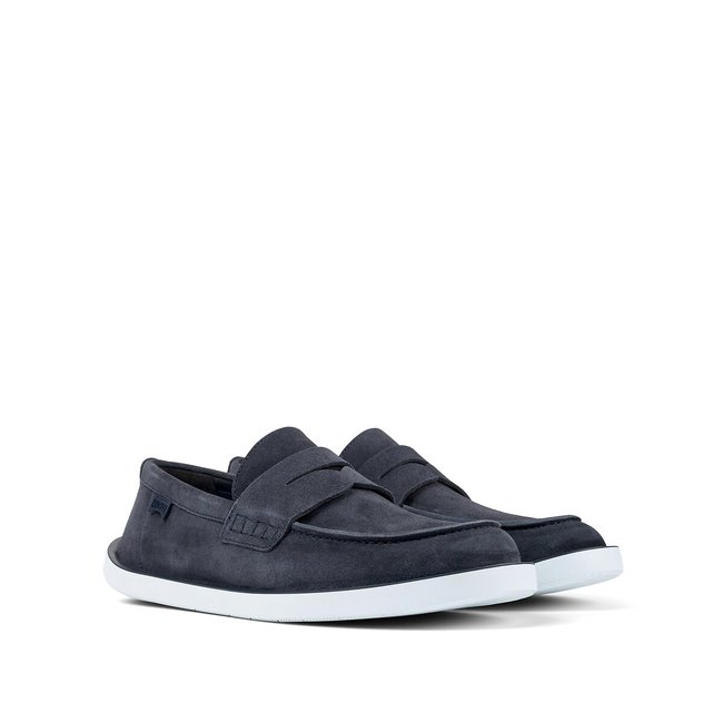 Leather Loafers, navy blue, CAMPER