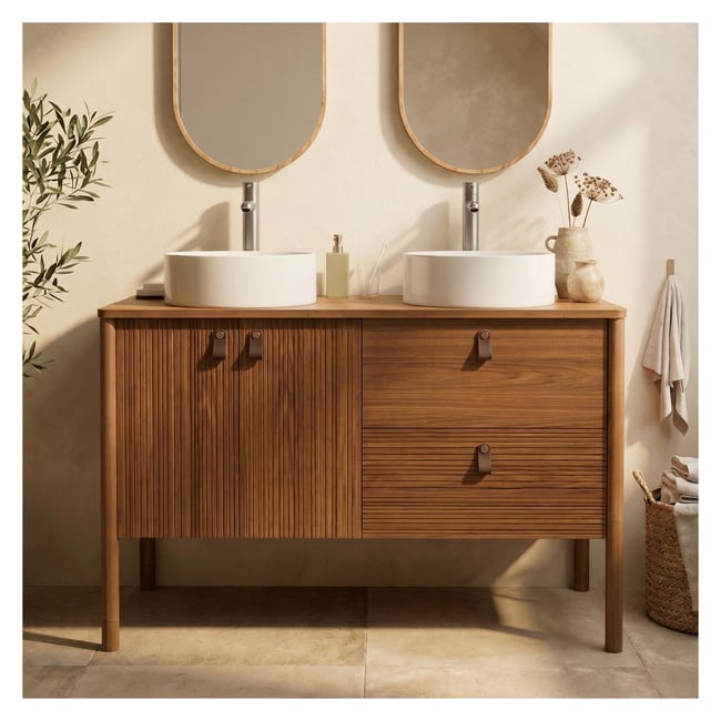 Meuble double vasque 120 cm avec vasques JOY - MOB IN