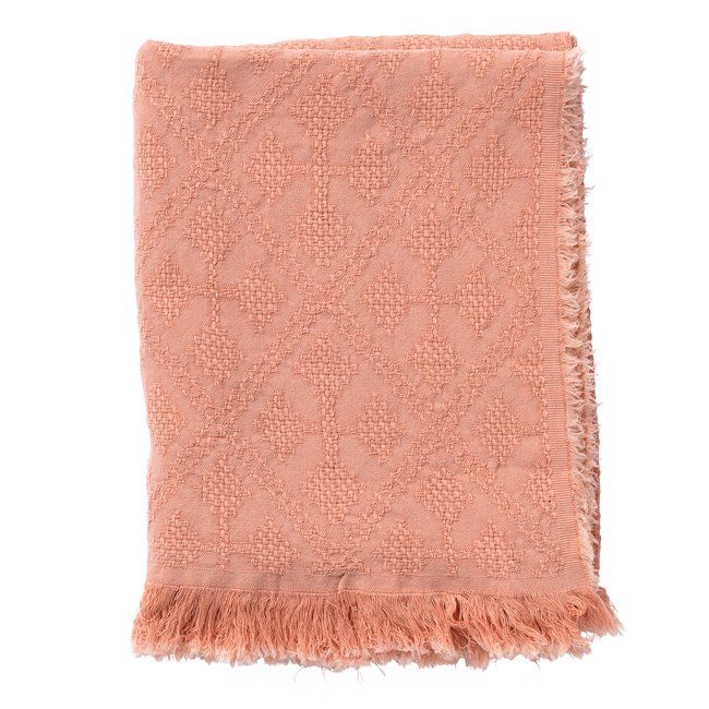 Plaid Belle - Rose, 130x180 cm muted clay <span itemprop=