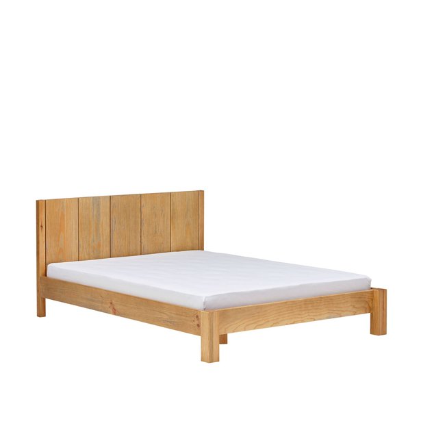 Lit - INDRA Couleur bois clair <span itemprop=