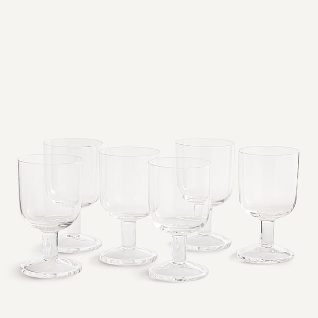 Zestaw 6 kieliszków do wina Naya, wys. 14 cm, Ø7,9 cm, przezroczysty AM.PM