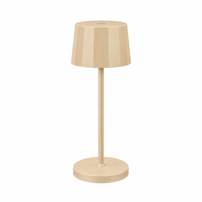 Lampe à poser LED sans fil rechargeable H 20 cm, métal, FACET - ALTASSINA