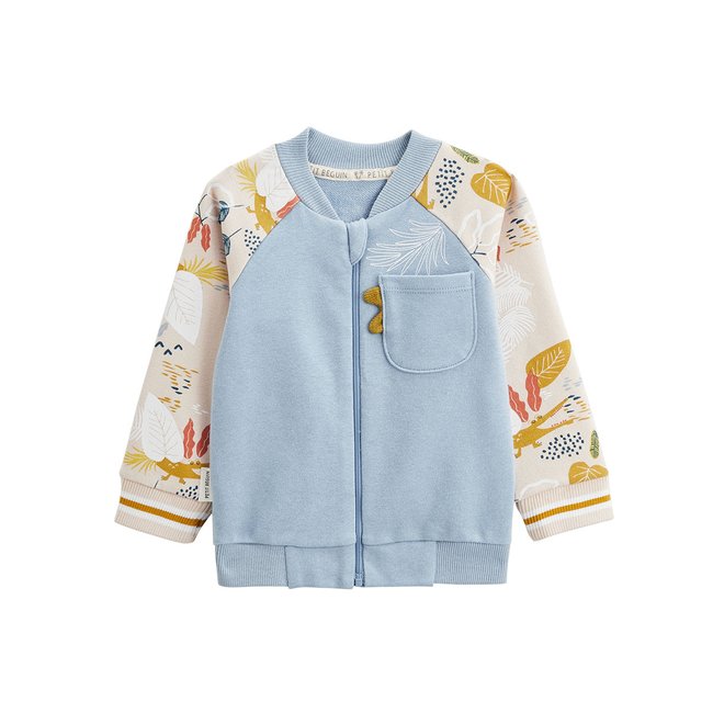 Veste teddy enfant Costa bleu <span itemprop=