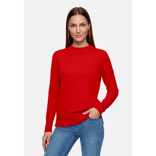 Pull-over en maille à col droit - BETTY BARCLAY