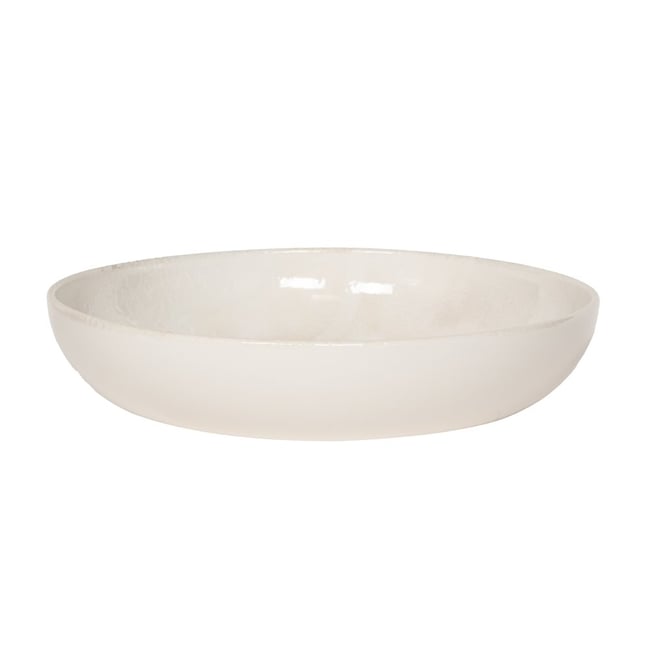Saladier bas Mojave 33 cm - MOJAVE Couleur crème / ivoire <span itemprop=