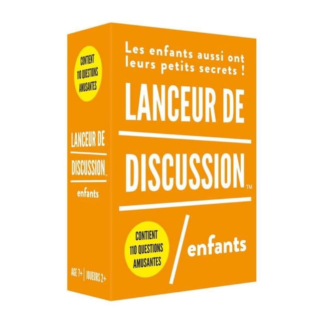 Lanceur de Discussion Enfant jaune <span itemprop=