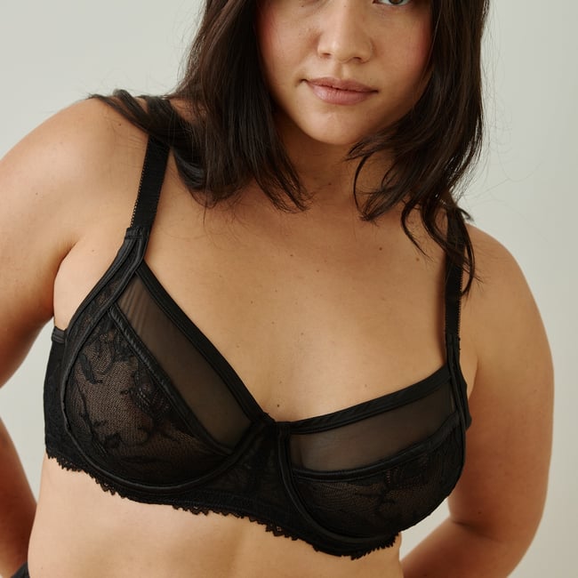 Soutien-gorge emboîtant Chiara noir <span itemprop=