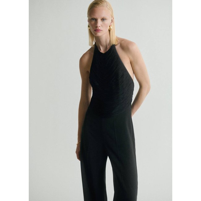 Combinaison à emmanchures américaines noir <span itemprop=