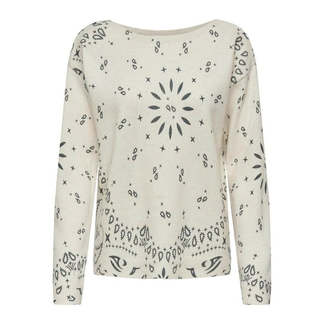 Maglione stampato, collo a barchetta - ONLY