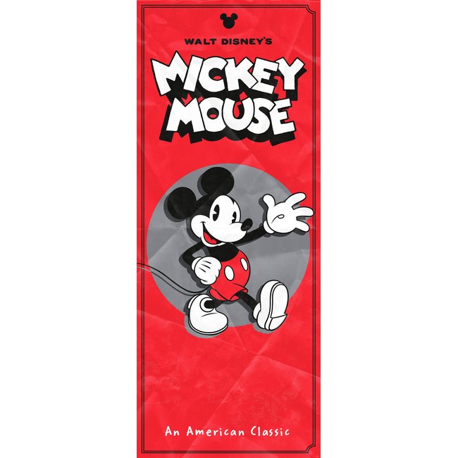 Papier peint Komar - Mickey - American Classic - 100 x 250 cm Couleur multicolore <span itemprop=